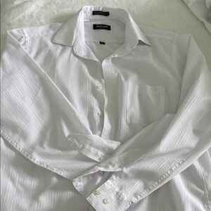 Pierre Cardin White Men's Dress Shirt